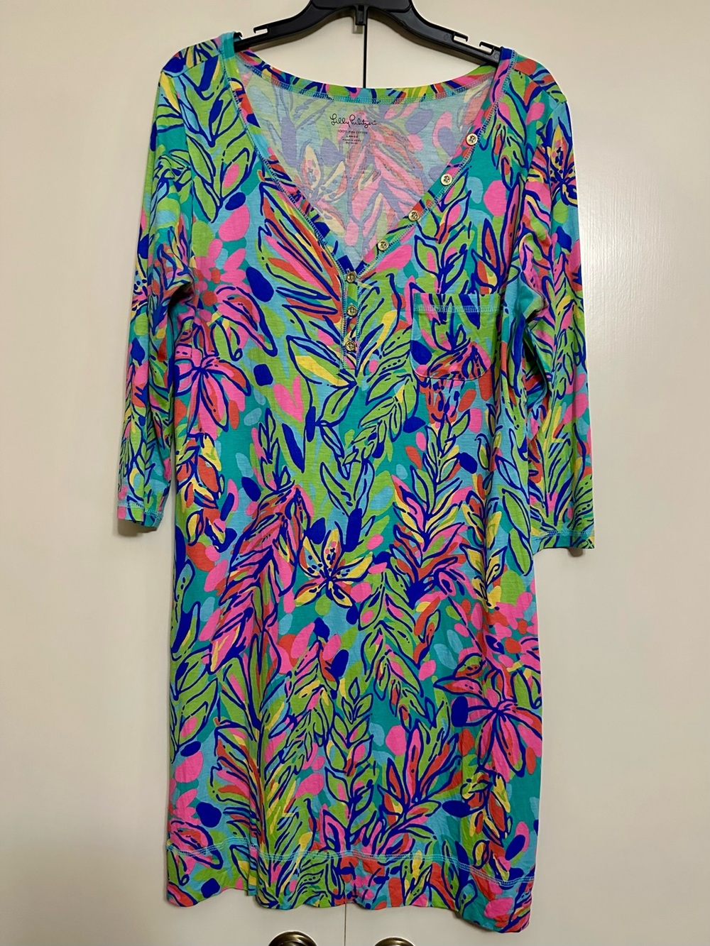 Lilly Pulitzer Dress in Multi Palmetto Hot to Spot